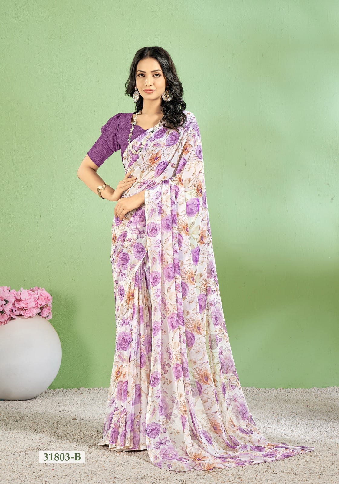 Star Chiffon 154 By Ruchi Printed Daily Wear Sarees Wholesale Market In Surat